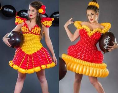 超強大《氣球禮服》一個月後只能給芭比穿也是這些作品的魅力之一XD