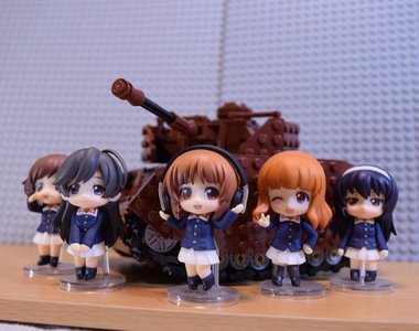 樂高重現《少女與戰車》各種日本職人的匠魂體現w