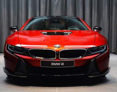 AC Schnitzer勁裝上身《BMW i8》紅的熱血又喜氣