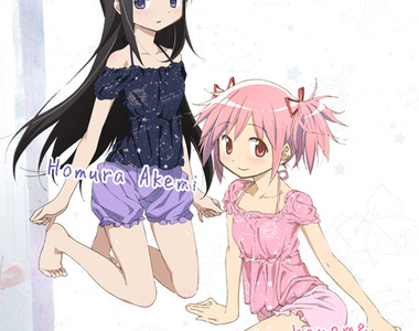 《魔法少女小圓泳裝》保守的小洋裝風格也超可愛呢