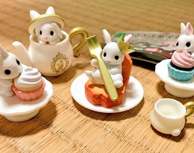 超可愛的《兔兔洋菓子本舖》轉蛋 一起跟兔兔喝下午茶吧 第二彈即將推出~