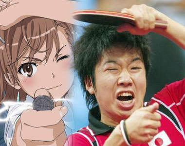 日本桌球國手水谷隼《動畫相似圖惡搞大賽》這就是網友慶祝的方式……