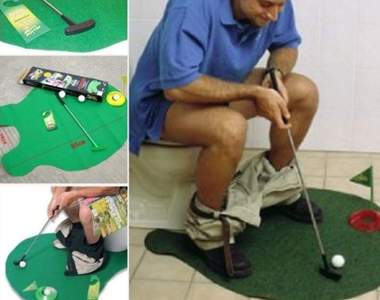 《用途不明的網拍商品》上廁所也要打高爾夫球？不能讓我好好上廁所嗎XD