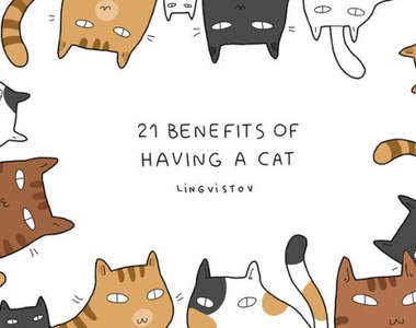 《養貓的21個好處》超可愛插圖表達貓奴的血淚心聲(?)