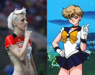 打破次元壁《德國跳高選手Ariane Friedrich》根本真人天王遙？