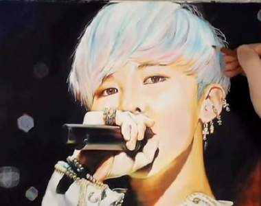 韓國神手畫家《金鎮培》從G-Dragon到EXO都難不倒他