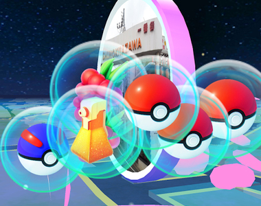 Pokemon Go秘技《補給站轉到六個道具以上的方法》再也不缺寶貝球！