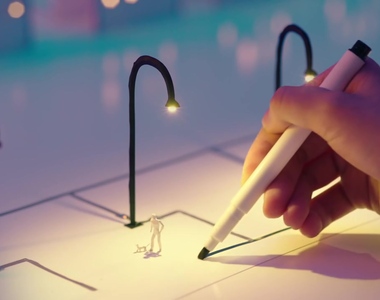 超治癒廣告《一隻筆點亮整個小城鎮》我也好想要那隻筆(重點錯)