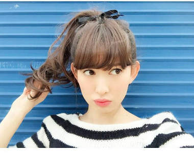 《男生喜歡女生綁馬尾的理由》因為一把就可以抓過來嗎ww（誤）