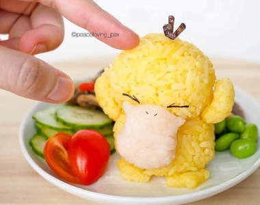 敲可愛《寶可夢飯糰》如此治癒怎麼捨得吃下肚(´,,•ω•,,)♡