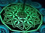 越來越進階《發光的魔法陣》在雨傘上居然也有這麼好的效果啊 越來越進階《發光的魔法陣》在雨傘上居然也有這麼好的效果啊
