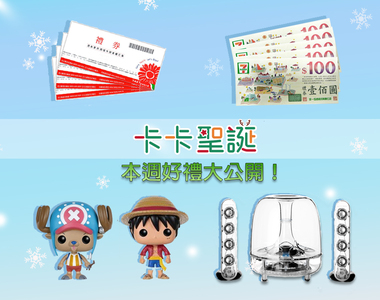 ★卡卡聖誕來抓禮★本週好禮大公開!測測看你的「○頭」時速是?