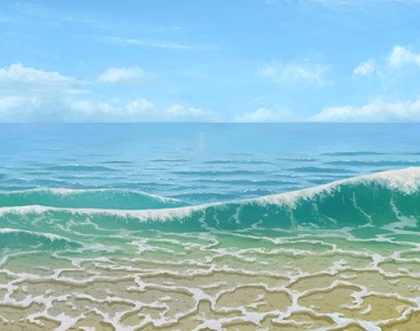 繪圖技巧教學《把肉變浪花的方法》不知道怎畫海浪嗎？請你跟我這樣做