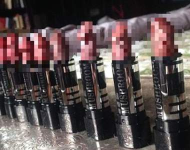 【閱覽注意】臉紅紅的《巨根口紅》我是在擦口紅不是在......