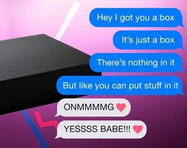 超可愛對話《沒什麼只是個盒子》卻讓網友用一張圖一句話玩High了XD