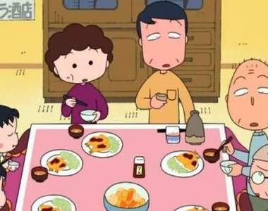 《小丸子家的晚餐》仔細看看一菜一湯感覺有點辛酸耶