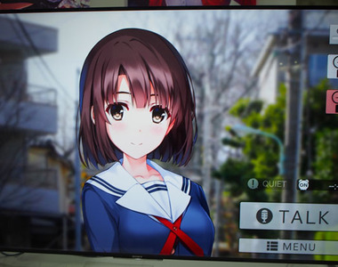 技術展示結合的《加藤惠Project》以後買電視也會送老婆了