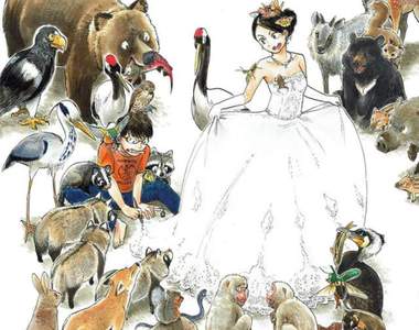 《插畫家辦喜事》柔和筆觸打造野生動物風格婚禮