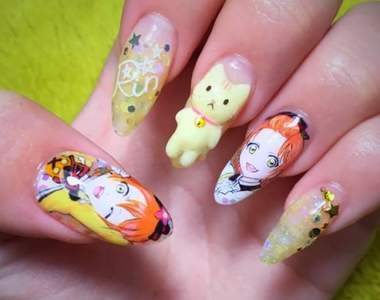 崩壞的《LoveLive指甲彩繪》畫成這樣你還敢收錢啊……