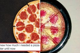 網友自創《Pizza Highlighter》這次可沒有玩食物唷（笑）