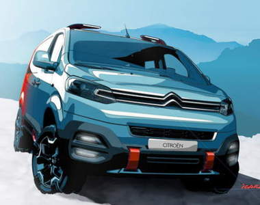 《Citroen SpaceTourer Hyphen》越野概念好繽紛