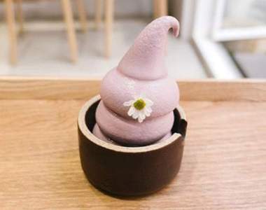 《紫番薯地瓜冰》來三清洞一定要品嚐一下的可愛美食