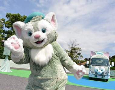 迪士尼《Gelatoni專車》毛茸茸的行動畫廊也將日本全國跑透透♪