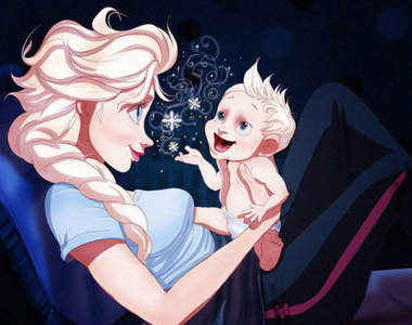 《當迪士尼公主當媽時》從此過著追著孩子跑的日子（誤）