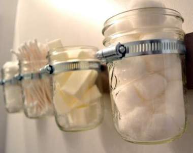 《五金行鐵製束環DIY》搭配萬用玻璃罐讓你收納功力更上一層樓