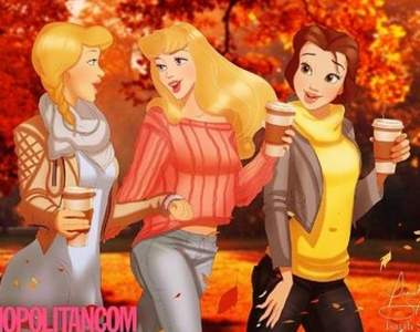 平行時空《迪士尼公主的日常生活》公主的秋裝超級美