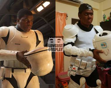 超爆笑《低成本COSPLAY》原來我的頭盔是個飯桶...