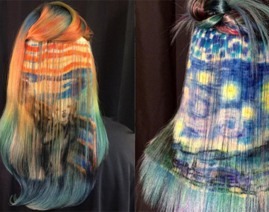 完整呈現《名畫染髮》嘗試這麼高調的造型需要勇氣耶～