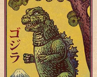 《特攝怪獸火柴盒藝術畫》美國藝術家筆下的日本復古火柴盒風格怪獸