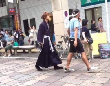 發現《死神BLEACH真人版》拍攝中 捕捉到野生福士蒼汰飾演的一護