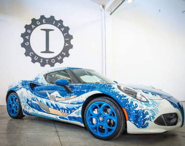 Garage Italia Customs出手《Alfa Romeo 4C》和風藝術穿上身