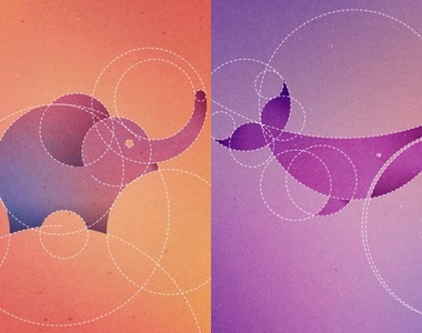 《用13個正圓畫出的13種動物》圓形真是個不可思議的形狀～