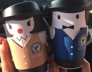 敲可愛《更衣系杯套》一起幫紳士淑女杯換衣服（羞）