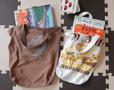 那些已經不穿的《T桖DIY變環保袋》可以資源回收再利用喔