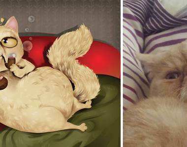 獨一無二《寵物漫畫肖像畫》依照主人描述的性格所畫超精準