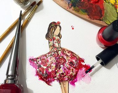 《指甲油藝術》原來用指甲油畫畫可以這麼浪漫