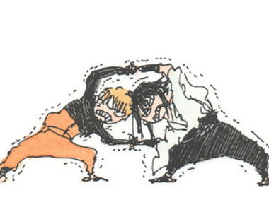 火影忍者《鳴人跟佐助從小到大的友情》你們打來打去煩不煩啊XDDD