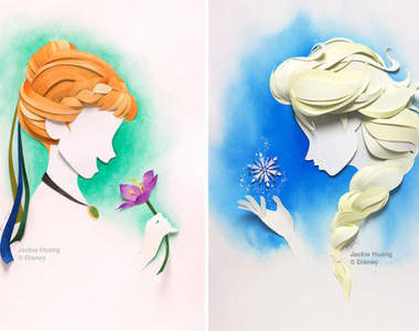 比平面還美麗的《紙雕迪士尼》立體化後公主也活起來了♥