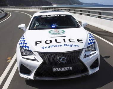 馬力467匹《Lexus RC F》也要帥氣化身澳洲警車?
