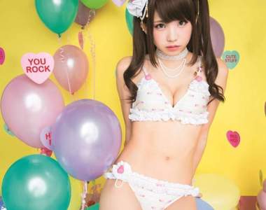 日本萌Coser《えなこx糖果內衣》登週刊YOUNG JUMP+C91新照❤