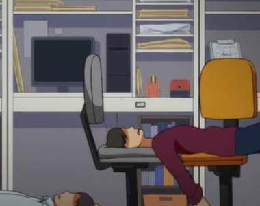 《操勞的動畫師》只好來一瓶能量飲料了……