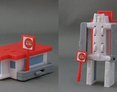 餐廳變形玩具《移動店機餐彈》外表超遜的蠢萌機器人卻意外受歡迎？