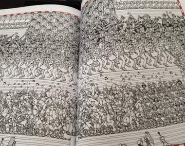 《高難度著色本》打開瞬間就怒丟畫筆放棄惹吧www（眼花）