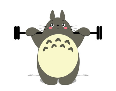 超可愛的《圓滾滾龍貓動起來》那個肚肚好想戳戳看啊www