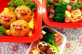 《圓滾滾小鳥蛋包飯》做歐姆蛋失敗也能完美混過去的簡單萌美食(•⊖•)