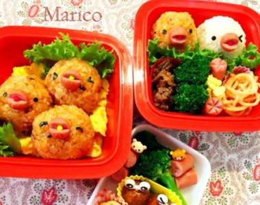 《圓滾滾小鳥蛋包飯》做歐姆蛋失敗也能完美混過去的簡單萌美食(•⊖•)